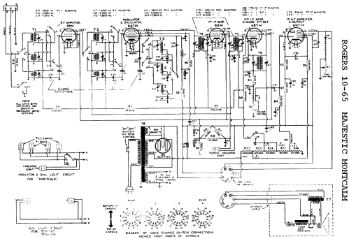 Rogers Ten-65 Ch= 24 Radio Rogers-Majestic, Standard Radio |Radiomuseum.org