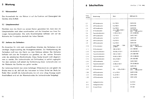 R-Präzisionsmessgerät RGV ; Rohde & Schwarz, PTE (ID = 904891) Ausrüstung