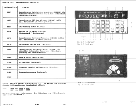 RF-Millivoltmeter URV5; Rohde & Schwarz, PTE (ID = 1212842) Ausrüstung