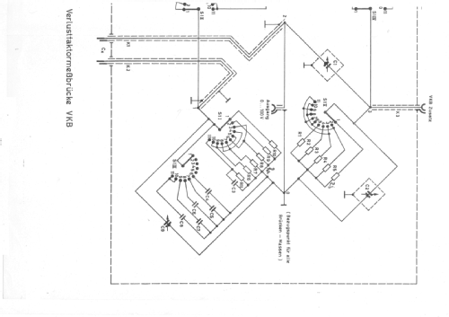 Verlustfaktor-Messbrücke VKB ; Rohde & Schwarz, PTE (ID = 1079835) Equipment