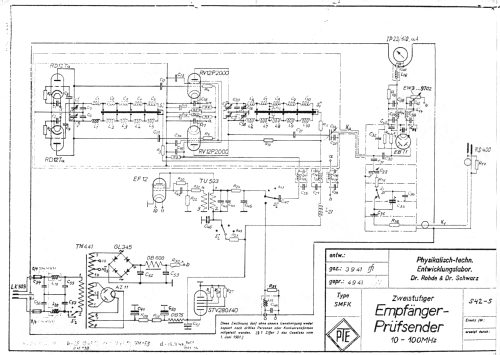 Empfänger-Prüfsender SMFK BN4121; Rohde & Schwarz, PTE (ID = 2955855) Equipment