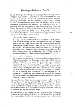 Empfänger-Prüfsender SMPK BN 4111; Rohde & Schwarz, PTE (ID = 2956194) Equipment