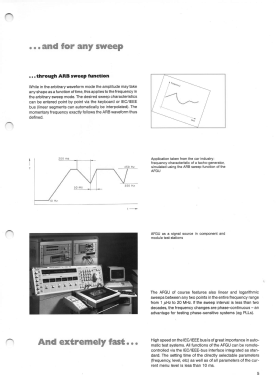 Function Generator AFGU 377.5000.02; Rohde & Schwarz, PTE (ID = 3056546) Ausrüstung