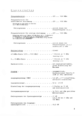 Normalfrequenz-Generator - Frequency Synthesizer XUC BN 444467; Rohde & Schwarz, PTE (ID = 2879485) Equipment