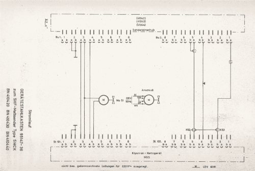 SHF-Mess-Sender SMCK BN 410420, 410430, 410440; Rohde & Schwarz, PTE (ID = 2671514) Equipment