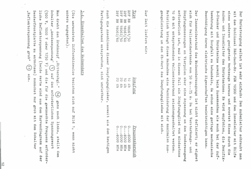 SHF-Mess-Sender SMCK BN 410420, 410430, 410440; Rohde & Schwarz, PTE (ID = 2673571) Equipment