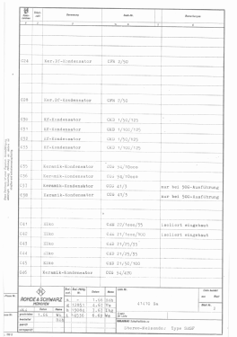 Stereo-Mess-Sender Signal Generator SMSF BN41410 /50 /60; Rohde & Schwarz, PTE (ID = 2868453) Equipment