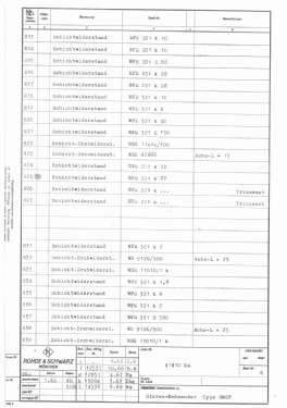 Stereo-Mess-Sender Signal Generator SMSF BN41410 /50 /60; Rohde & Schwarz, PTE (ID = 2868457) Equipment