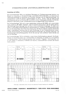 Symmetrischer Universal-Übertrager TAN BN 96901; Rohde & Schwarz, PTE (ID = 2873991) Equipment