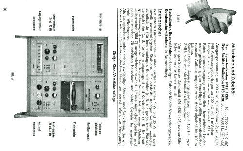 Tonfrequenz-Wiedergabeanlagen BN-Gruppe 138; Rohde & Schwarz, PTE (ID = 2564486) Verst/Mix