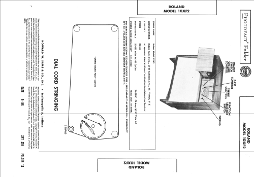 10XF2 ; Roland Radio (ID = 2212824) Radio