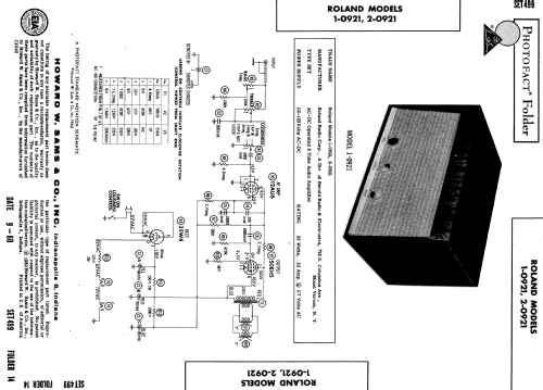 1-0921 ; Roland Radio (ID = 582773) Ampl/Mixer