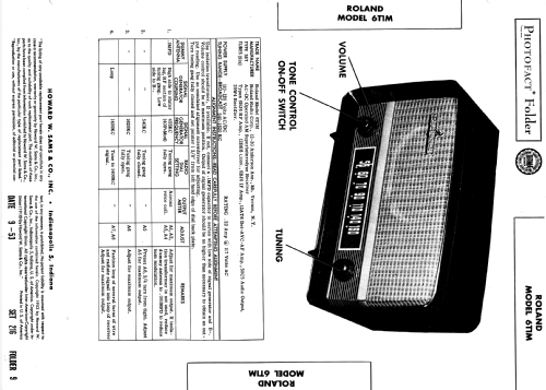 6T1M ; Roland Radio (ID = 979916) Radio