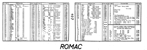 107; Romac Radio (ID = 20014) Autoradio