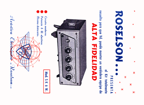 SK6W; Roselson, Acústica (ID = 1872173) Ampl/Mixer