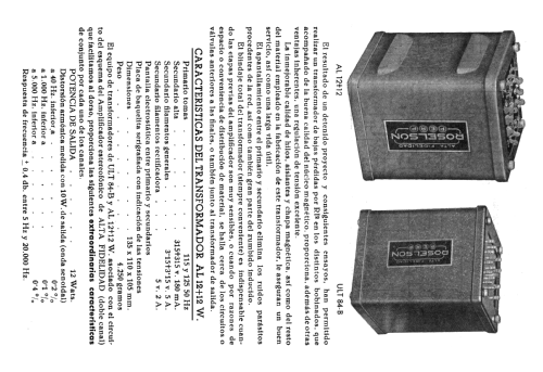 Transformador de Alimentación AL-12+12 W; Roselson, Acústica (ID = 2541911) Radio part