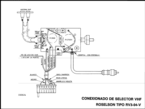 VHF Selector de Canales. Channel Selector. Tuner RV3-V /04 /11; Roselson, Acústica (ID = 2225414) Converter