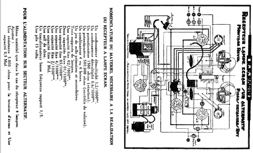 Récepteur lampe écran sur alternatif ; RR Radio R.R. Radio; (ID = 2029308) Kit