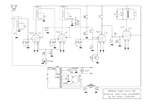 Super-Écran 335; RR Radio R.R. Radio; (ID = 3042428) Radio