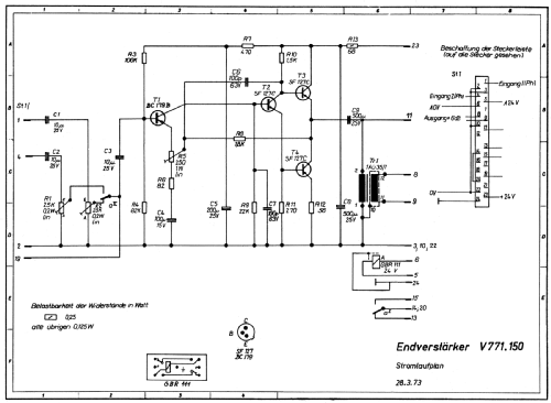 Endverstärker V771.150; Rundfunk- und (ID = 2584412) Ampl/Mixer