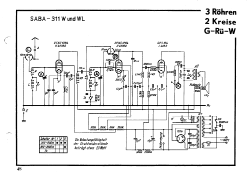 311W; SABA; Villingen (ID = 2468242) Radio