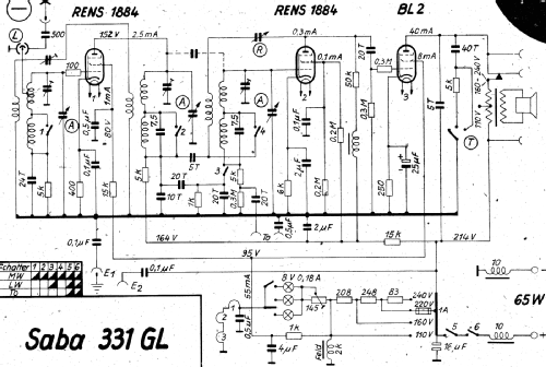 331GL-H; SABA; Villingen (ID = 3056738) Radio