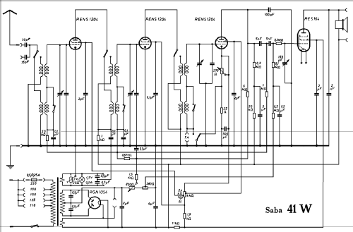 41W ; SABA; Villingen (ID = 335161) Radio