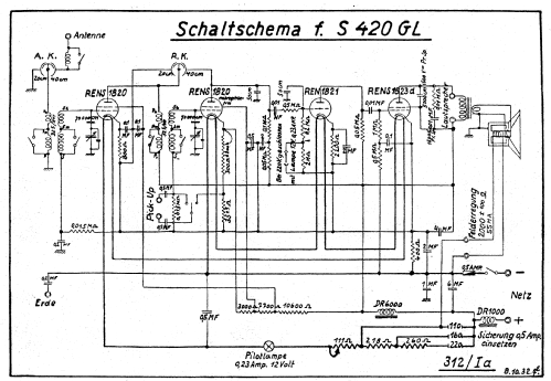 420GL; SABA; Villingen (ID = 11096) Radio