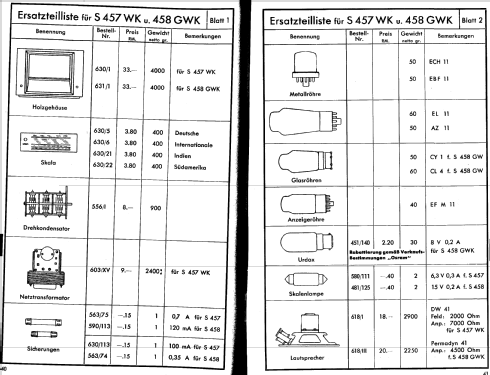 S-457WK 457WK; SABA; Villingen (ID = 355844) Radio