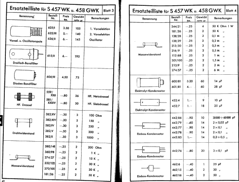 S-457WK 457WK; SABA; Villingen (ID = 355845) Radio