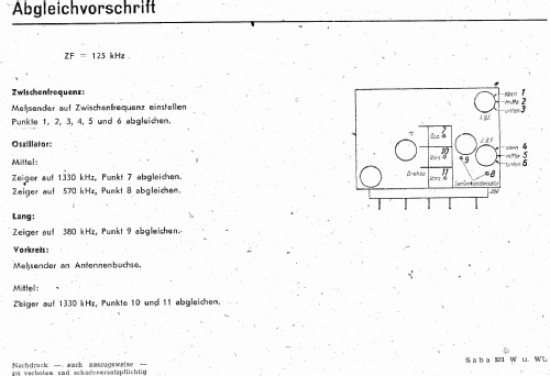 521W; SABA; Villingen (ID = 3106028) Radio