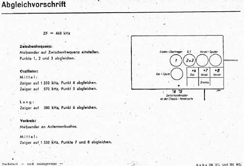 531WL Luxus; SABA; Villingen (ID = 3109075) Radio