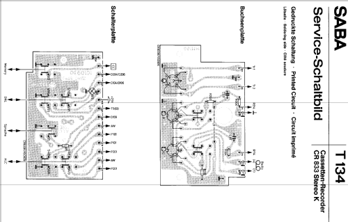 CR833 Stereo K; SABA; Villingen (ID = 299989) Enrég.-R