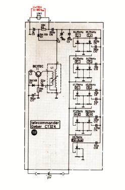 Telecommander CT32K; SABA; Villingen (ID = 2927553) Misc