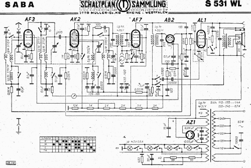 Export S-531WL 531WL; SABA; Villingen (ID = 3109072) Radio