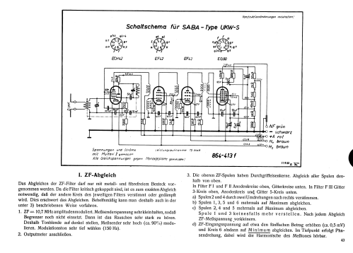 Freiburg WUS ; SABA; Villingen (ID = 3088046) Radio