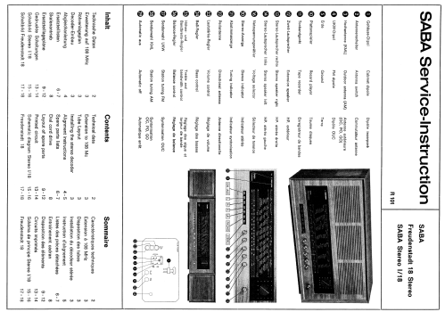 Freudenstadt 18 Stereo Mod. FD 18; SABA; Villingen (ID = 1976498) Radio