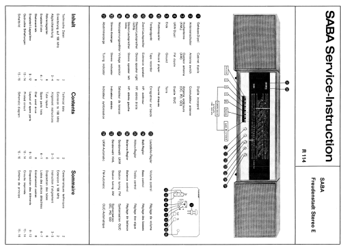 Freudenstadt Stereo E Mod. FD-E; SABA; Villingen (ID = 1908053) Radio