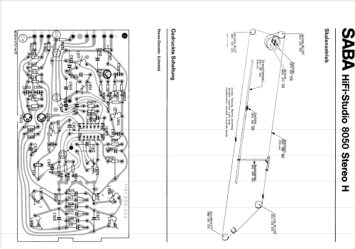 HiFi-Studio 8050 Stereo H Mod. St 8050 H; SABA; Villingen (ID = 1922266) Radio