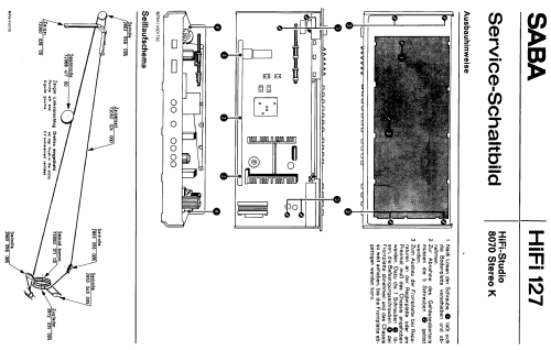 HiFi Studio 8070 Stereo K; SABA; Villingen (ID = 1932456) Radio
