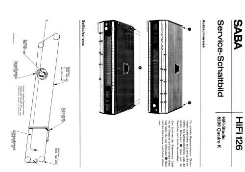 HiFi Studio 8200 Quadro; SABA; Villingen (ID = 2030369) Radio