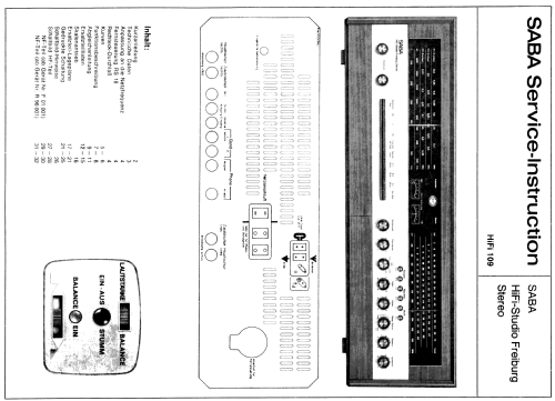 HiFi-Studio Freiburg Stereo Mod. ST-F; SABA; Villingen (ID = 1322138) Radio