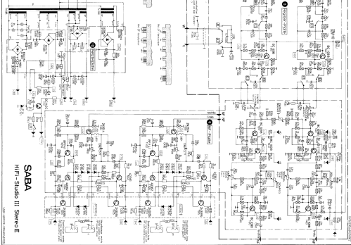 HiFi-Studio III Stereo E ; SABA; Villingen (ID = 145115) Radio