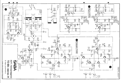 HiFi-TG664 Stereo; SABA; Villingen (ID = 300521) Ton-Bild