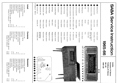 Konstanz Stereo 16 Mod. KN 16; SABA; Villingen (ID = 2027354) Radio