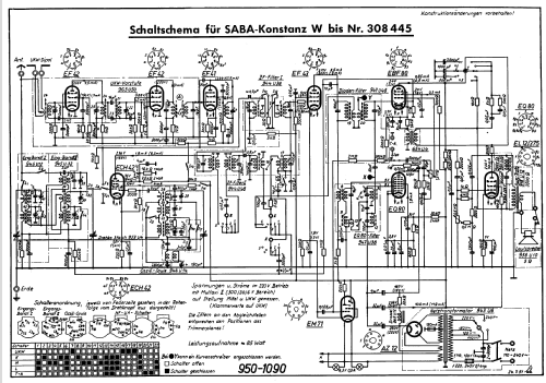 Konstanz W; SABA; Villingen (ID = 9846) Radio