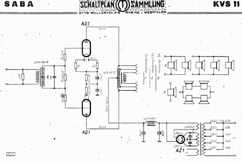 KVS11; SABA; Villingen (ID = 3111129) Ampl/Mixer