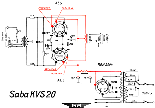 KVS20; SABA; Villingen (ID = 1800457) Ampl/Mixer