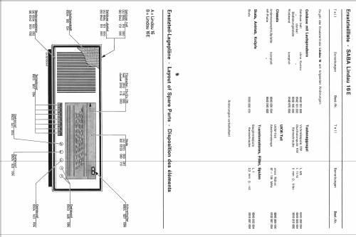 Lindau 16E Mod. LI-E; SABA; Villingen (ID = 26077) Radio