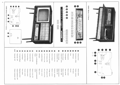 Mainau 12 Stereo; SABA; Villingen (ID = 23513) Radio